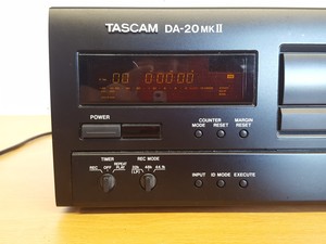 Thumbnail image of Tascam DA-20 MKII DAT Recorder Deck Digital Audio Tape Deck Rack Mount