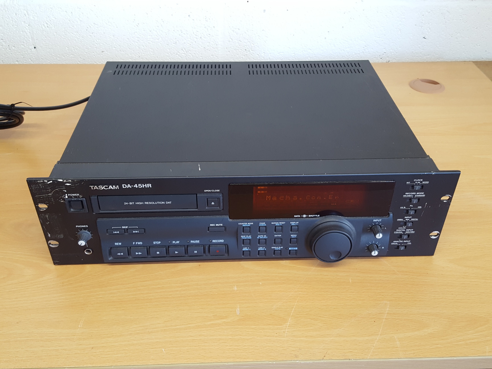Image of TASCAM DA-45HR 24-bit High Resolution DAT Recorder Spares or Repair