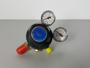 Thumbnail image of Gas Arc Tech-Master Multi-Stage Oxygen Pressure Regulator Part No. RAN03024 Lab