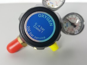 Thumbnail image of Gas Arc Tech-Master Multi-Stage Oxygen Pressure Regulator Part No. RAN03024 Lab