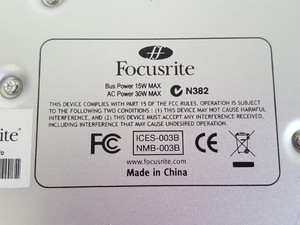 Thumbnail image of Focusrite Saffire Pro 26 I/O Firewire Audio Interface Rack Unit