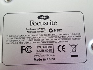 Thumbnail image of Focusrite Saffire Pro 26 I/O Firewire Audio Interface