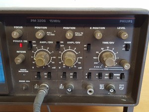 Thumbnail image of PHILIPS PM 3206 15MHZ Oscilloscope Lab
