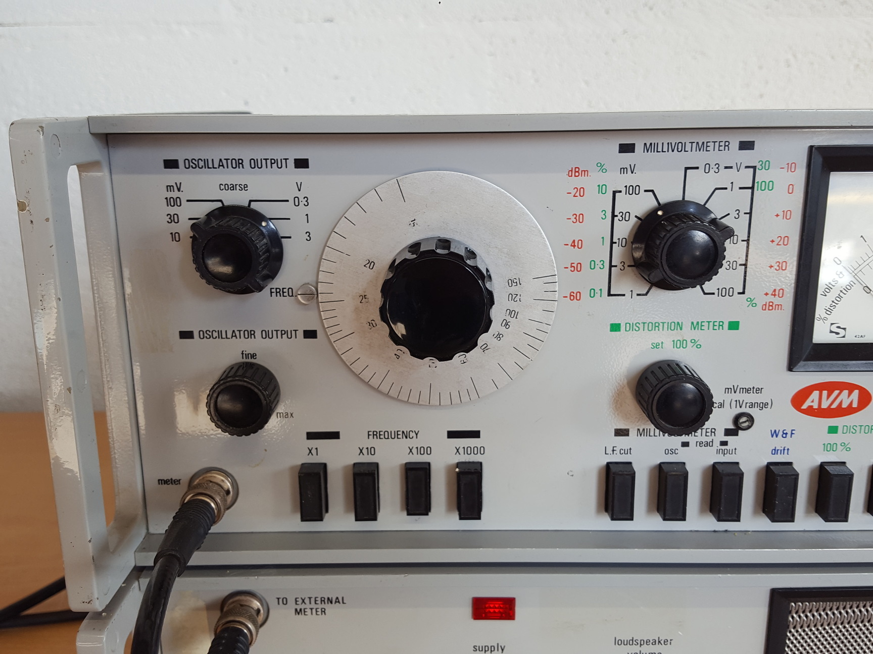 Image of AVM Ferrorgraph RTS2 & ATU1 Reel-to-Reel Calibration Distortion Oscillator Lab 