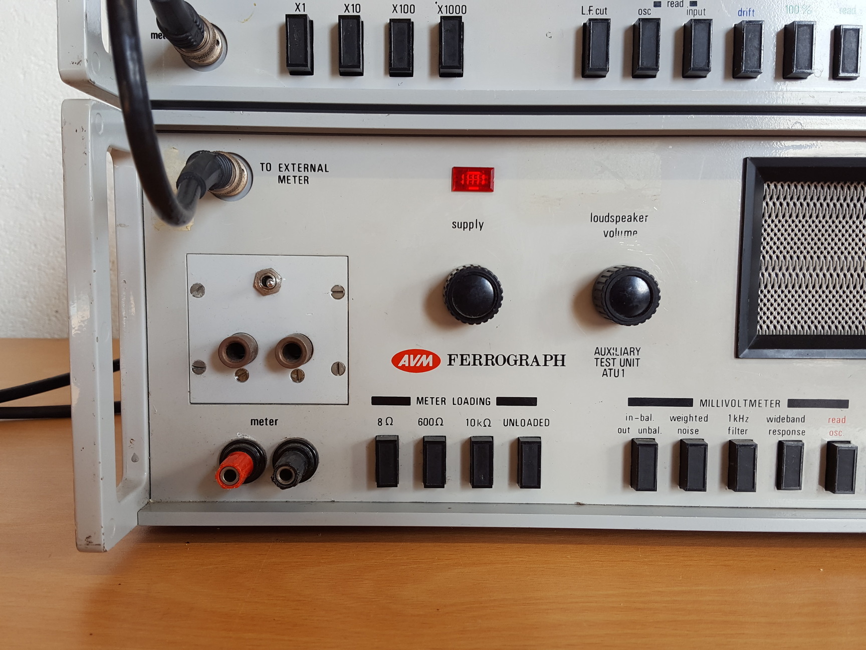 Image of AVM Ferrorgraph RTS2 & ATU1 Reel-to-Reel Calibration Distortion Oscillator Lab 