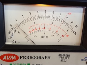 Thumbnail image of AVM Ferrorgraph RTS2 & ATU1 Reel-to-Reel Calibration Distortion Oscillator Lab 