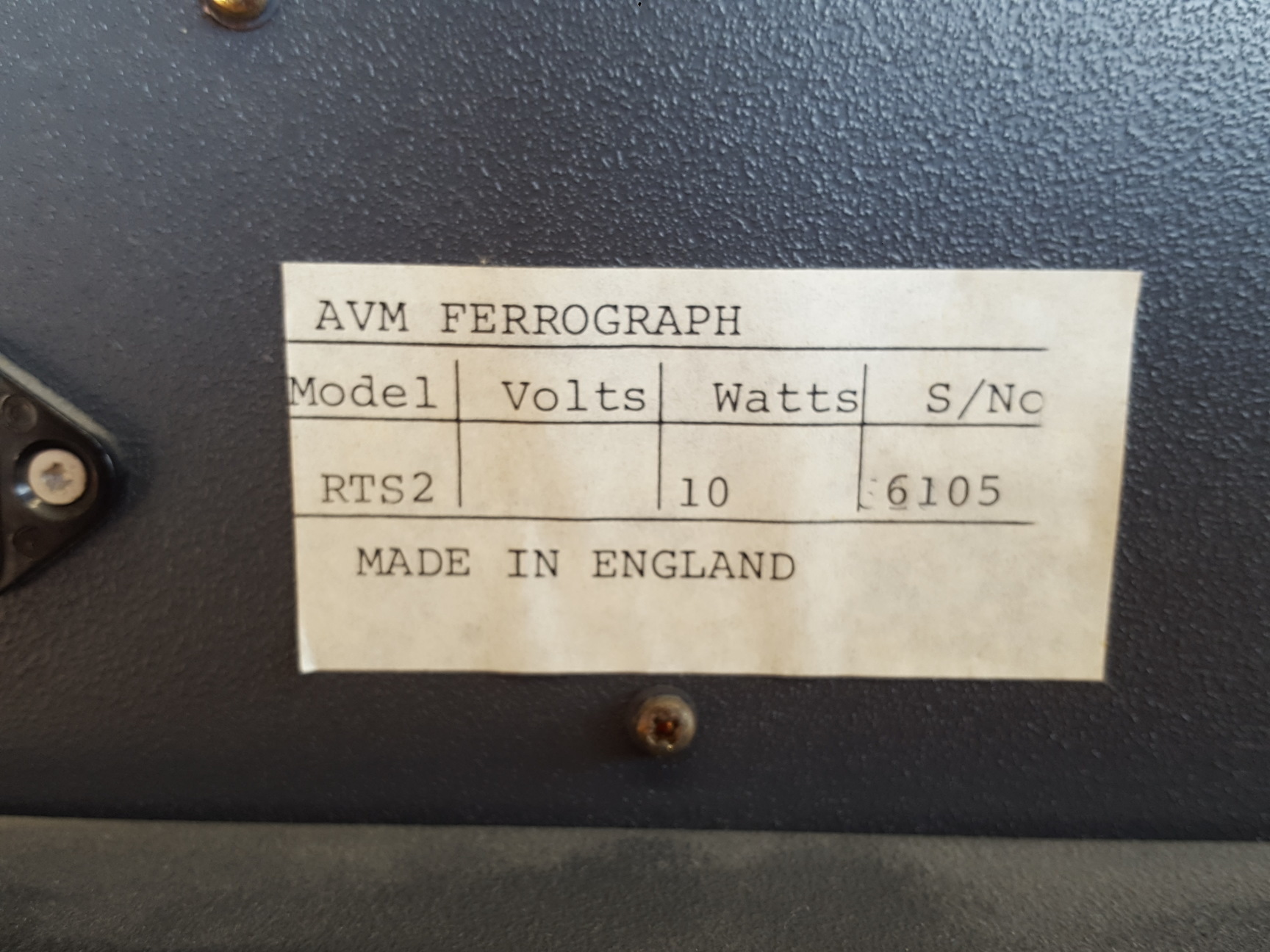 Image of AVM Ferrorgraph RTS2 & ATU1 Reel-to-Reel Calibration Distortion Oscillator Lab 