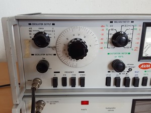 Thumbnail image of AVM Ferrorgraph RTS2 & ATU1 Reel-to-Reel Oscillator Calibration Distortion Meter