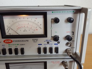 Thumbnail image of AVM Ferrorgraph RTS2 & ATU1 Reel-to-Reel Oscillator Calibration Distortion Meter