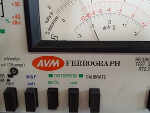 Thumbnail image of AVM Ferrorgraph RTS2 & ATU1 Reel-to-Reel Oscillator Calibration Distortion Meter