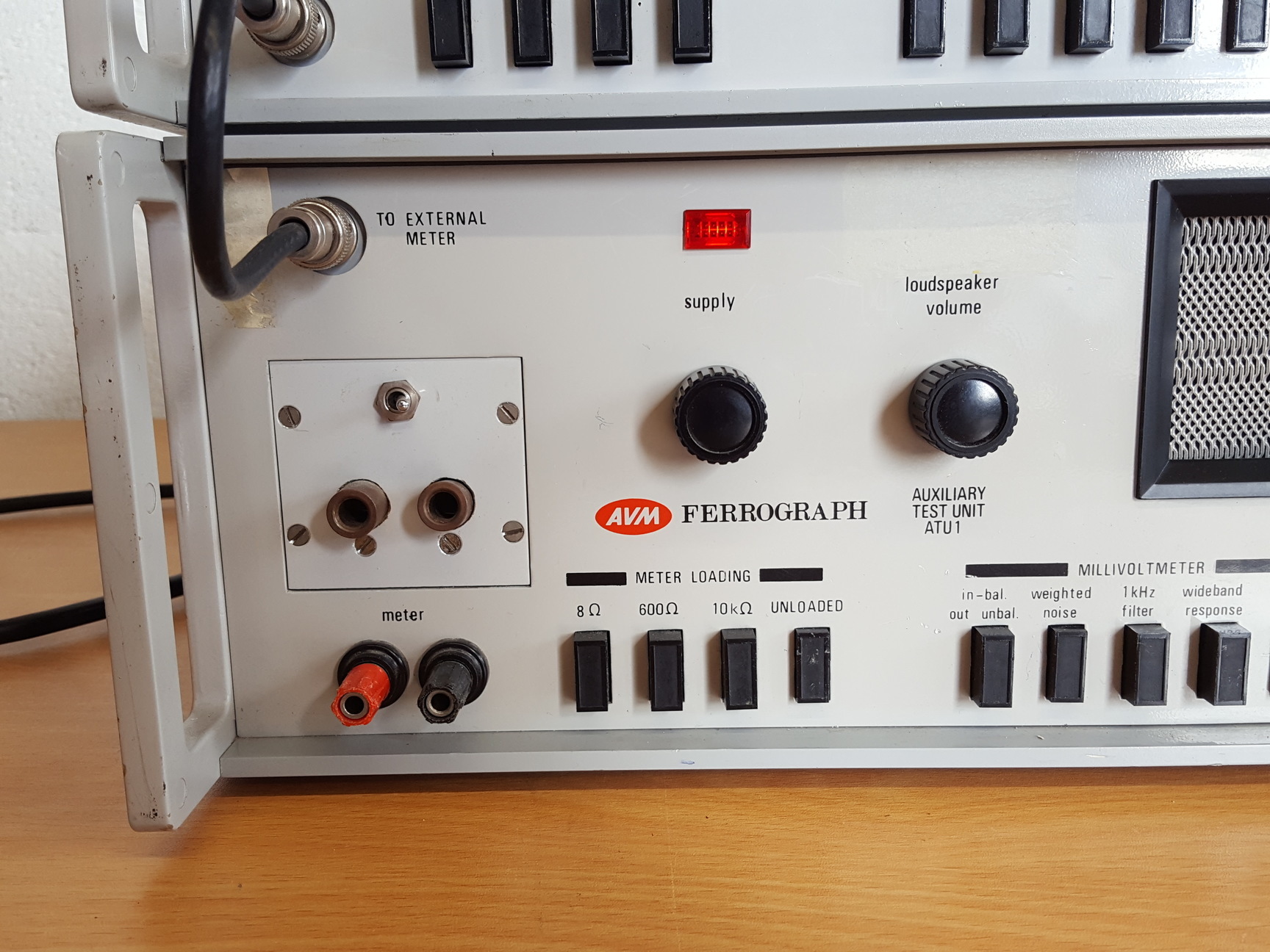 Image of AVM Ferrorgraph RTS2 & ATU1 Reel-to-Reel Oscillator Calibration Distortion Meter