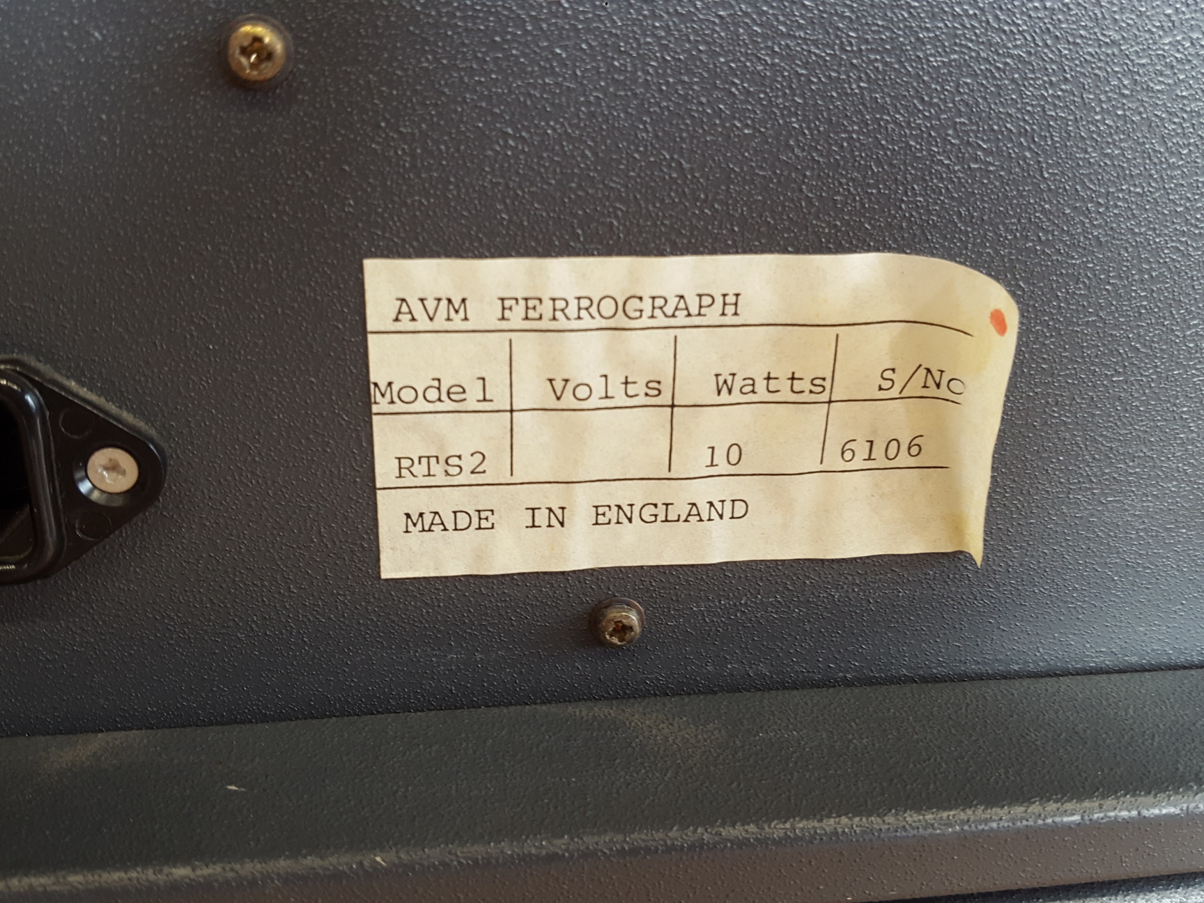 Image of AVM Ferrorgraph RTS2 & ATU1 Reel-to-Reel Oscillator Calibration Distortion Meter