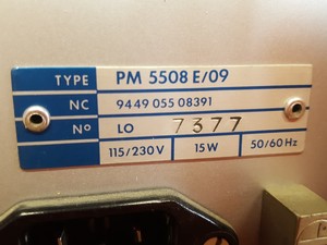 Thumbnail image of Philips PM 5508 E/09 PAL Colour TV Pattern Generator UHF VHF 9449 055 08391 Lab