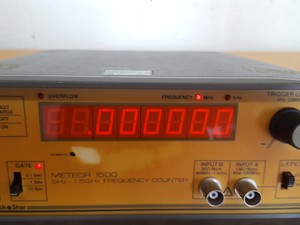 Thumbnail image of Black Star Meteor 1500 Frequency Counter (5Hz-1500MHz) Lab