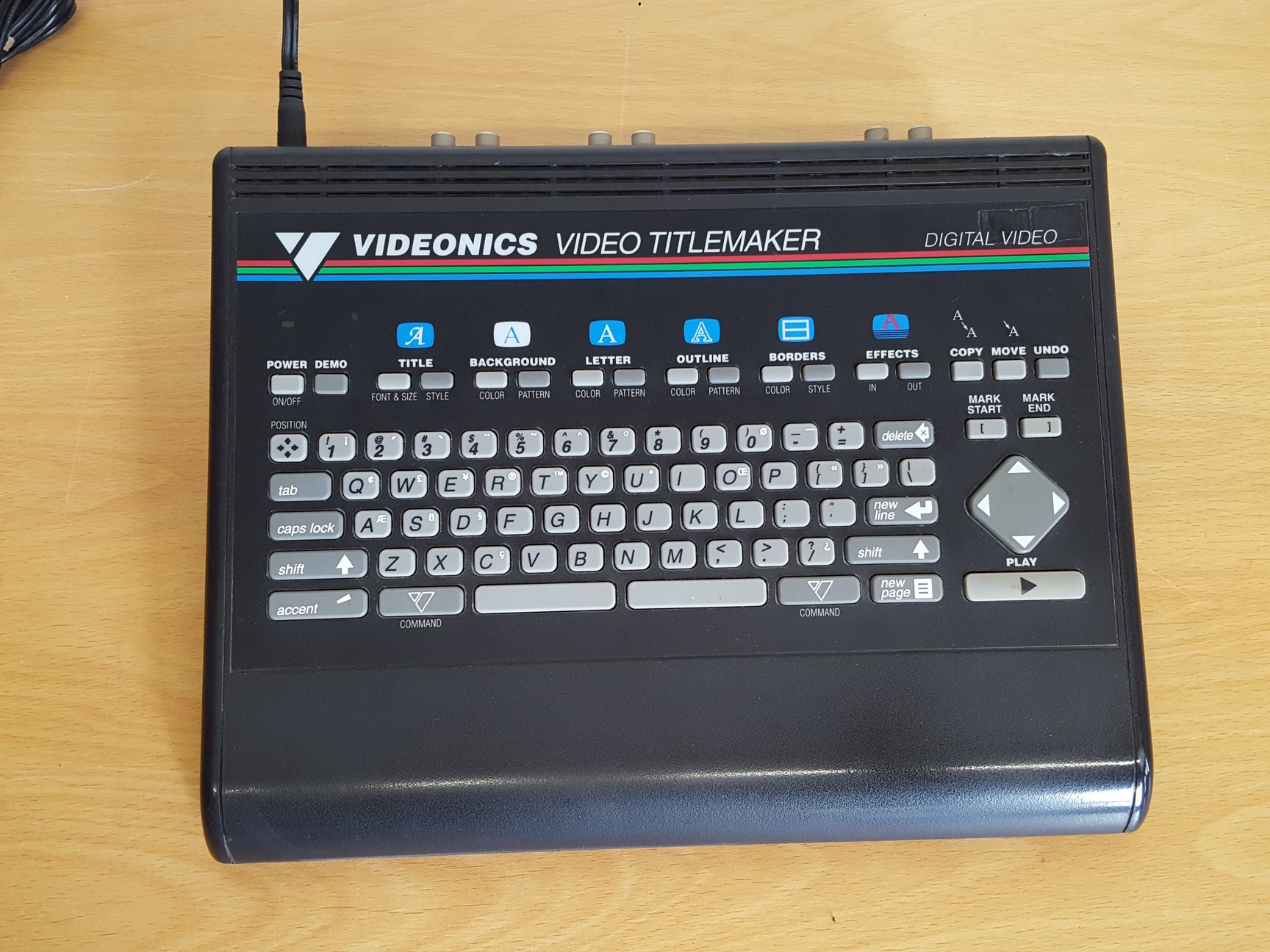 Image of Videonics TitleMaker Model TM-1P Video Title Maker Spares / Repairs