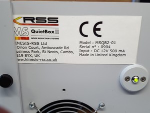Thumbnail image of RSS MS-QuietBox II MSQB2-01 Noise Enclosure Mass Spectrometry / Vacuum Pump Lab