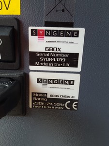Thumbnail image of Syngene G:BOX Chemi XL XT16 Imaging System + GV4M20X20 UV Transilluminator Lab