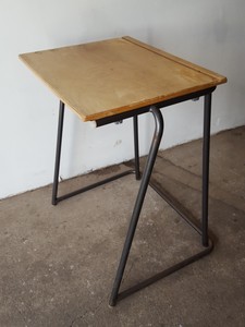 Thumbnail image of Job Lot of 300 School Exam Student Training Stackable Metal Framed Desks