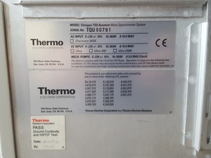 Thumbnail image of Thermo Finnigan TSQ Quantum Ultra, Surveyor Autosampler MS LC-MS Lab Faulty TSQ