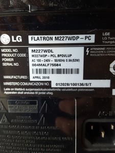 Thumbnail image of LG Flatron M227WDP-PC Monitor/TV 1080p Full HD 21" 50/60hz