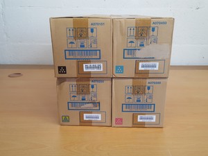 Thumbnail image of 4 x Konica Minolta Printer Cartridges Toner TN611Y, TN611M, TN611C & TN411K