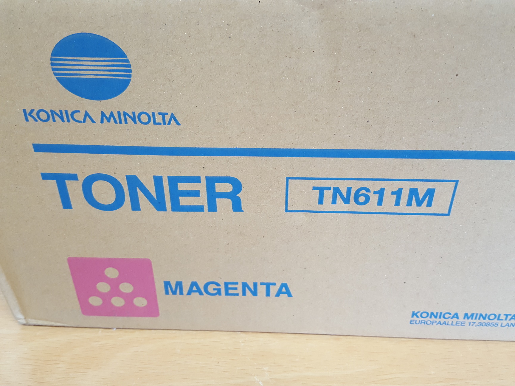 Image of 4 x Konica Minolta Printer Cartridges Toner TN611Y, TN611M, TN611C & TN411K