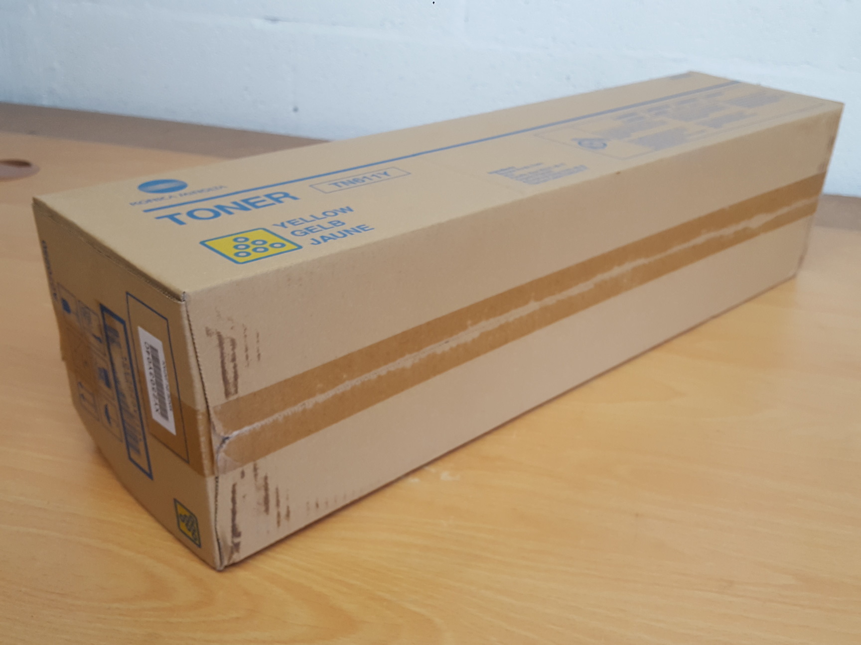 Image of 4 x Konica Minolta Printer Cartridges Toner TN611Y, TN611M, TN611C & TN411K