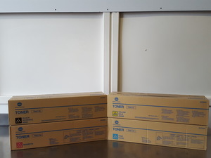 Thumbnail image of 4 x Konica Minolta Printer Toner Cartridges TN611Y, TN611M, TN611C & TN411K