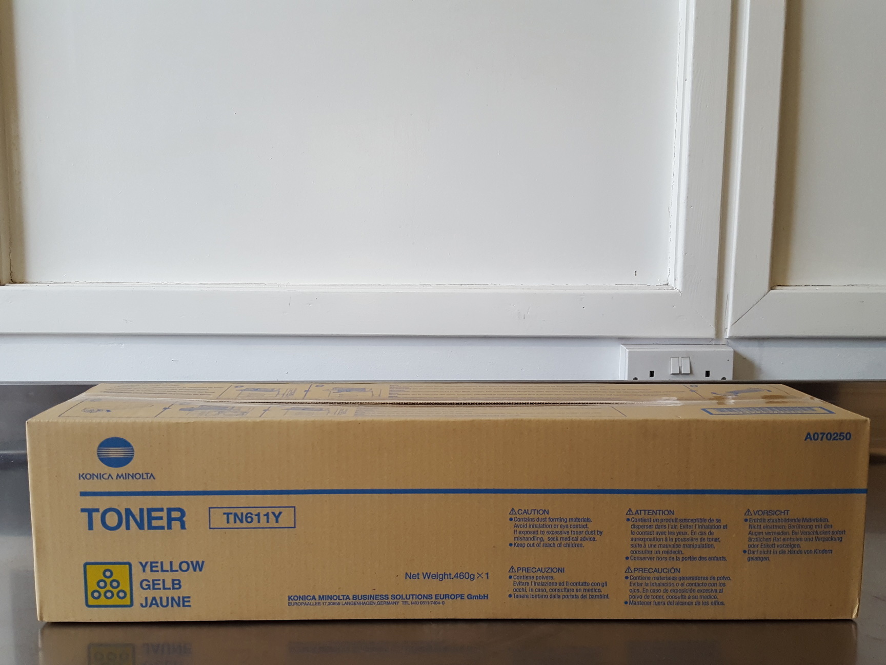 Image of 4 x Konica Minolta Printer Toner Cartridges TN611Y, TN611M, TN611C & TN411K
