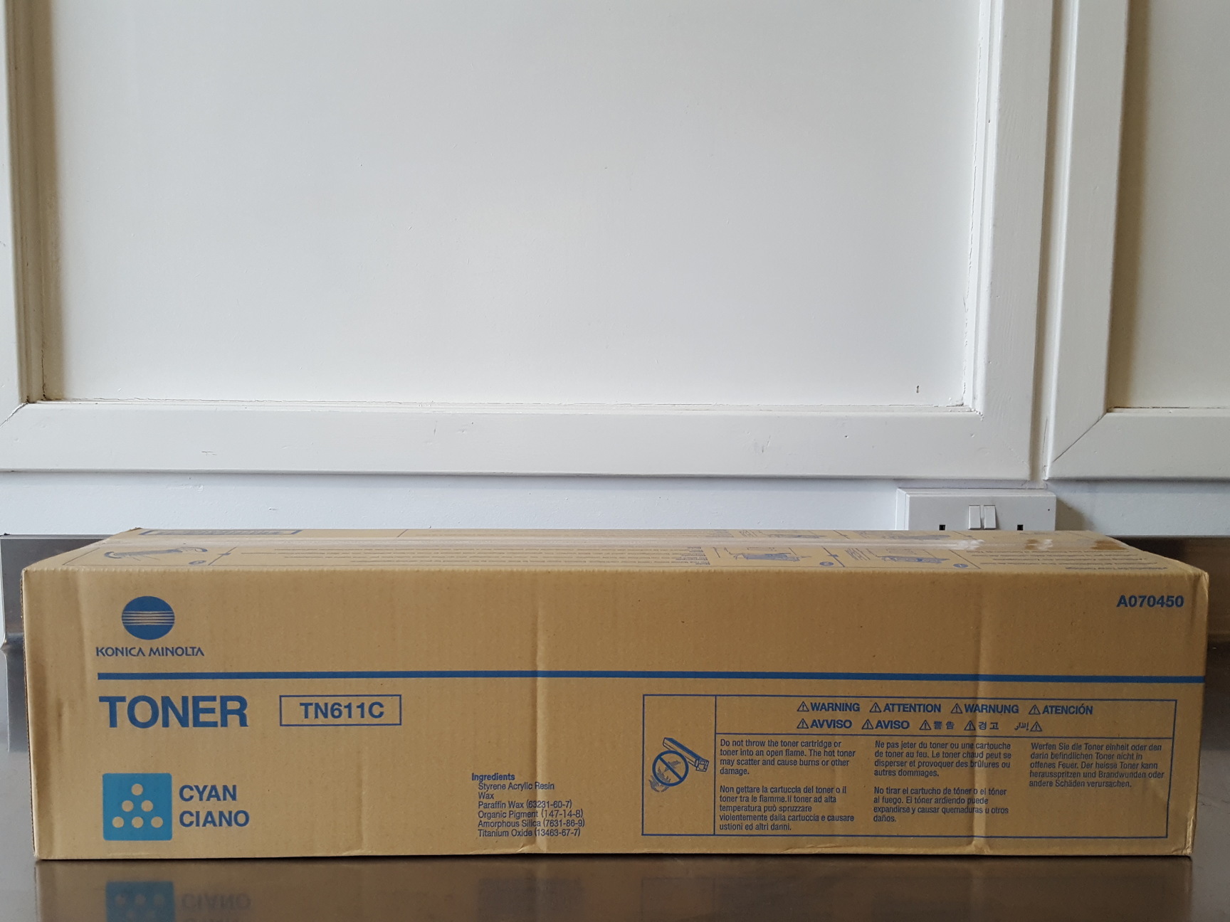 Image of 4 x Konica Minolta Printer Toner Cartridges TN611Y, TN611M, TN611C & TN411K