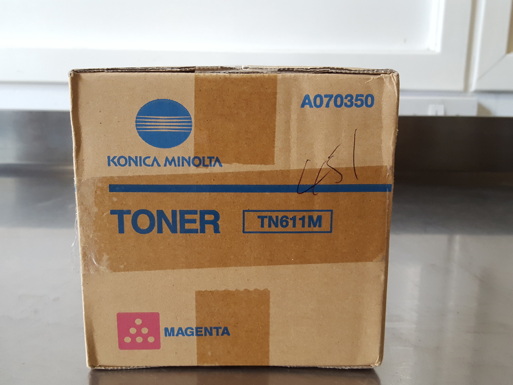 Image of 4 x Konica Minolta Printer Toner Cartridges TN611Y, TN611M, TN611C & TN411K
