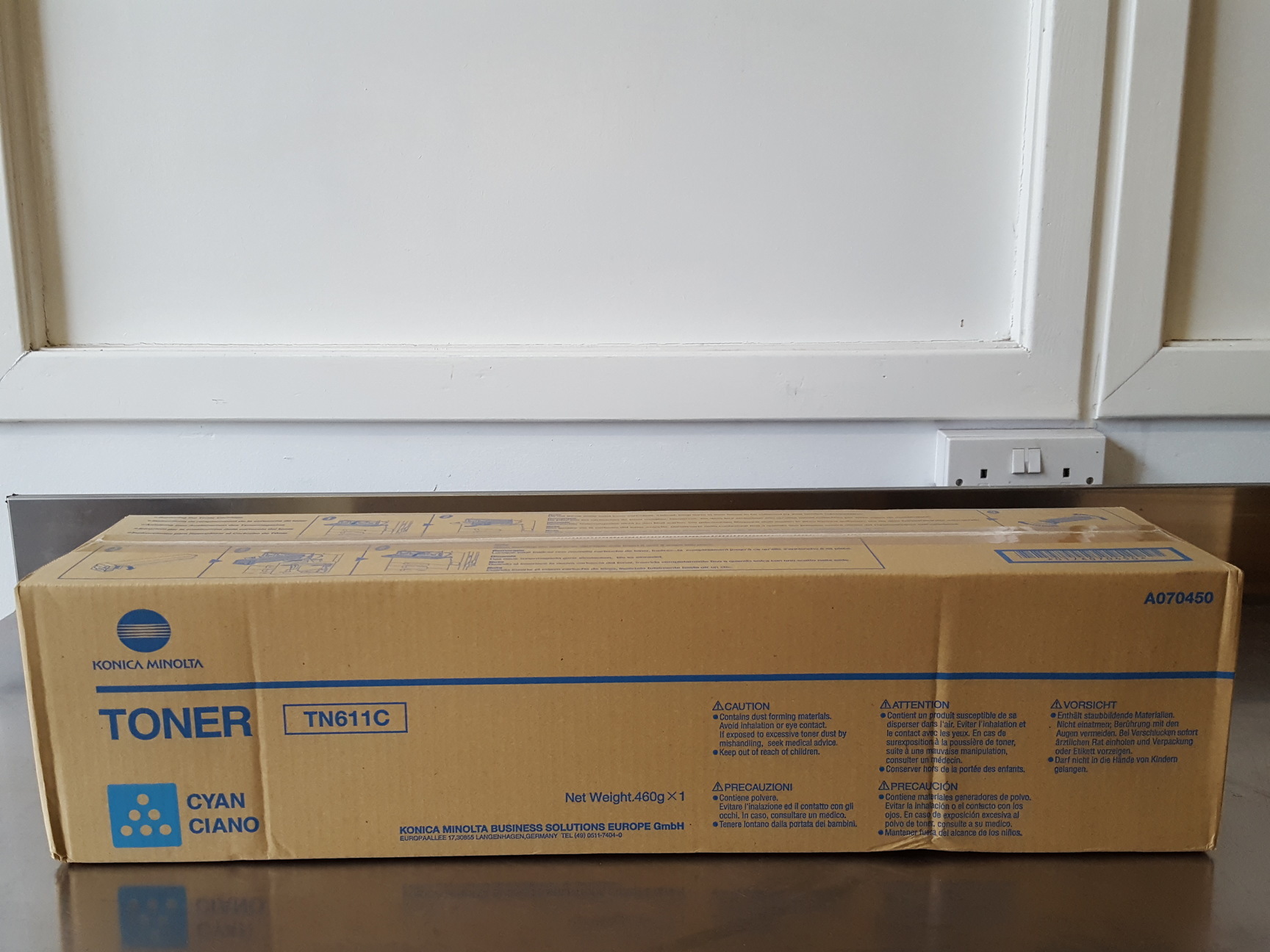 Image of 4 x Konica Minolta Printer Cartridges / Toners TN611Y, TN611M, TN611C & TN411K