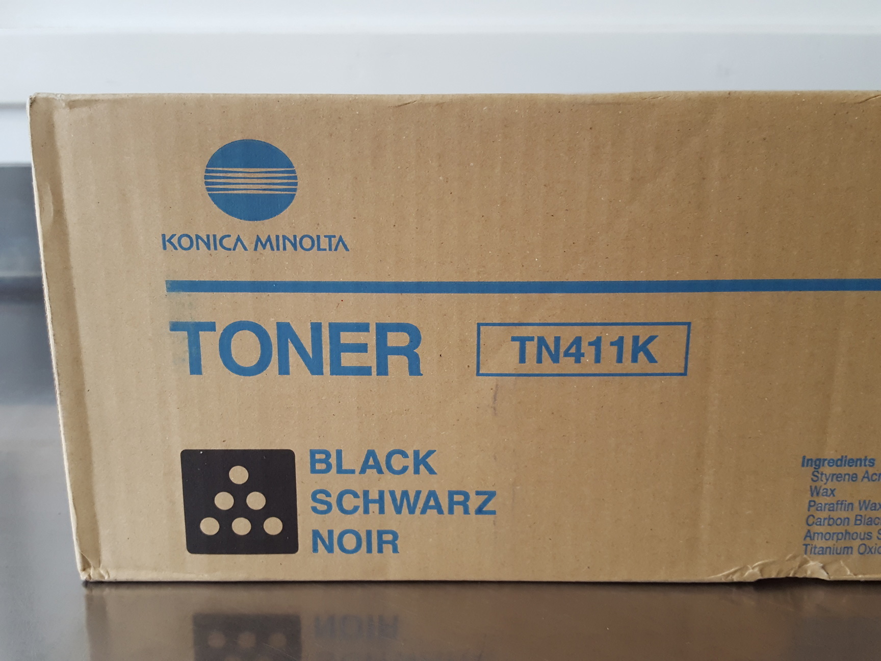 Image of 4 x Konica Minolta Printer Cartridges / Toners TN611Y, TN611M, TN611C & TN411K