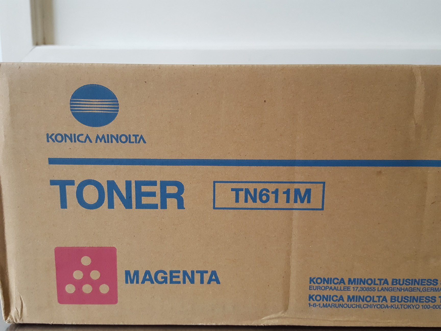 Image of 4 x Konica Minolta Printer Cartridges / Toners TN611Y, TN611M, TN611C & TN411K