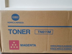 Thumbnail image of 4 x Konica Minolta Printer Cartridges / Toners TN611Y, TN611M, TN611C & TN411K