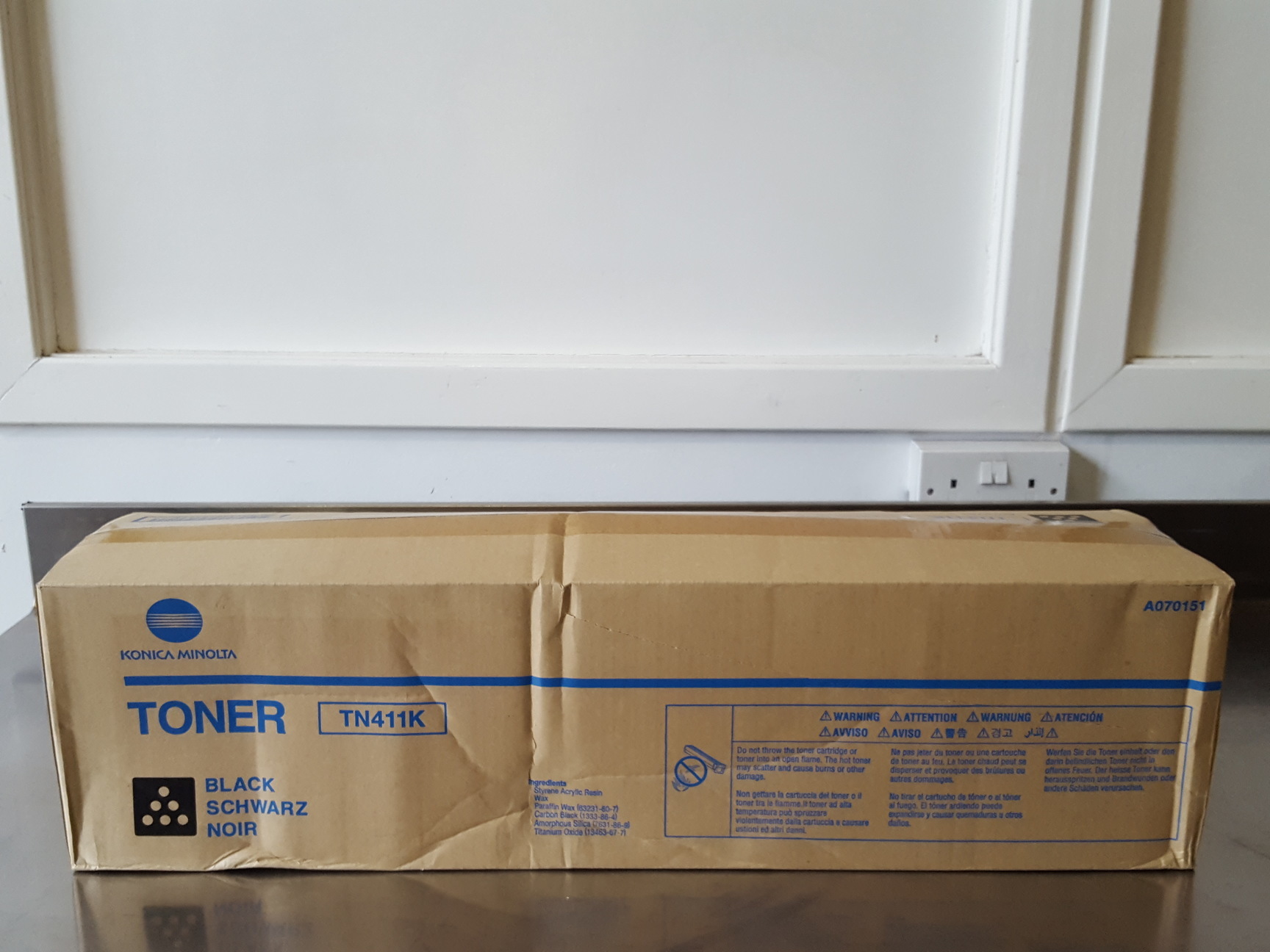 Image of 3 x Konica Minolta Printer Cartridges/Toners TN611Y, TN611C & TN411K