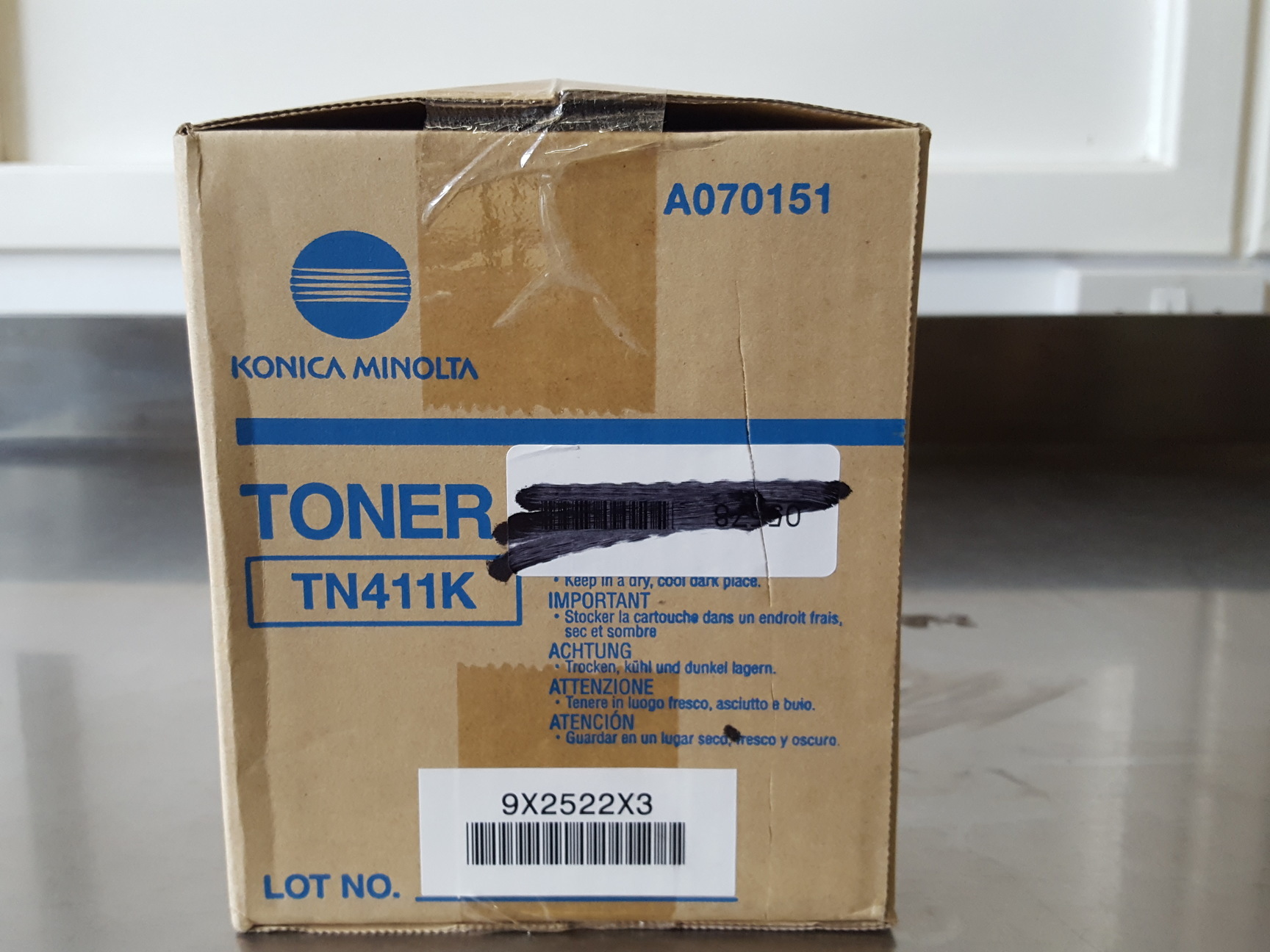 Image of 3 x Konica Minolta Printer Cartridges/Toners TN611Y, TN611C & TN411K