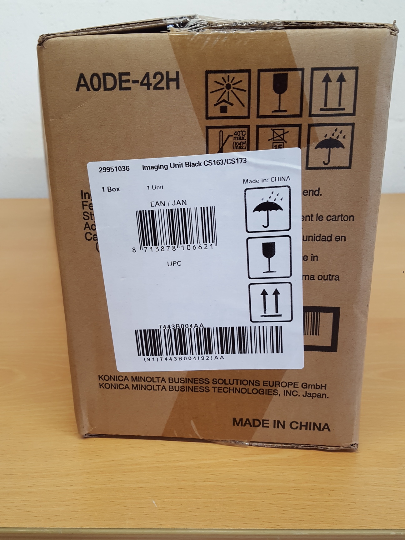 Image of Konica Minolta Printer Imaging Unit Black IU211K CS163/CS173