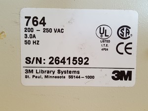 Thumbnail image of 3M Library Systems Model 764 Tattle-Tape Resensitizer Book Check Machine 