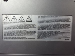 Thumbnail image of Hitachi CP-SX12000 3LCD Projector with Faulty Lamp Unit