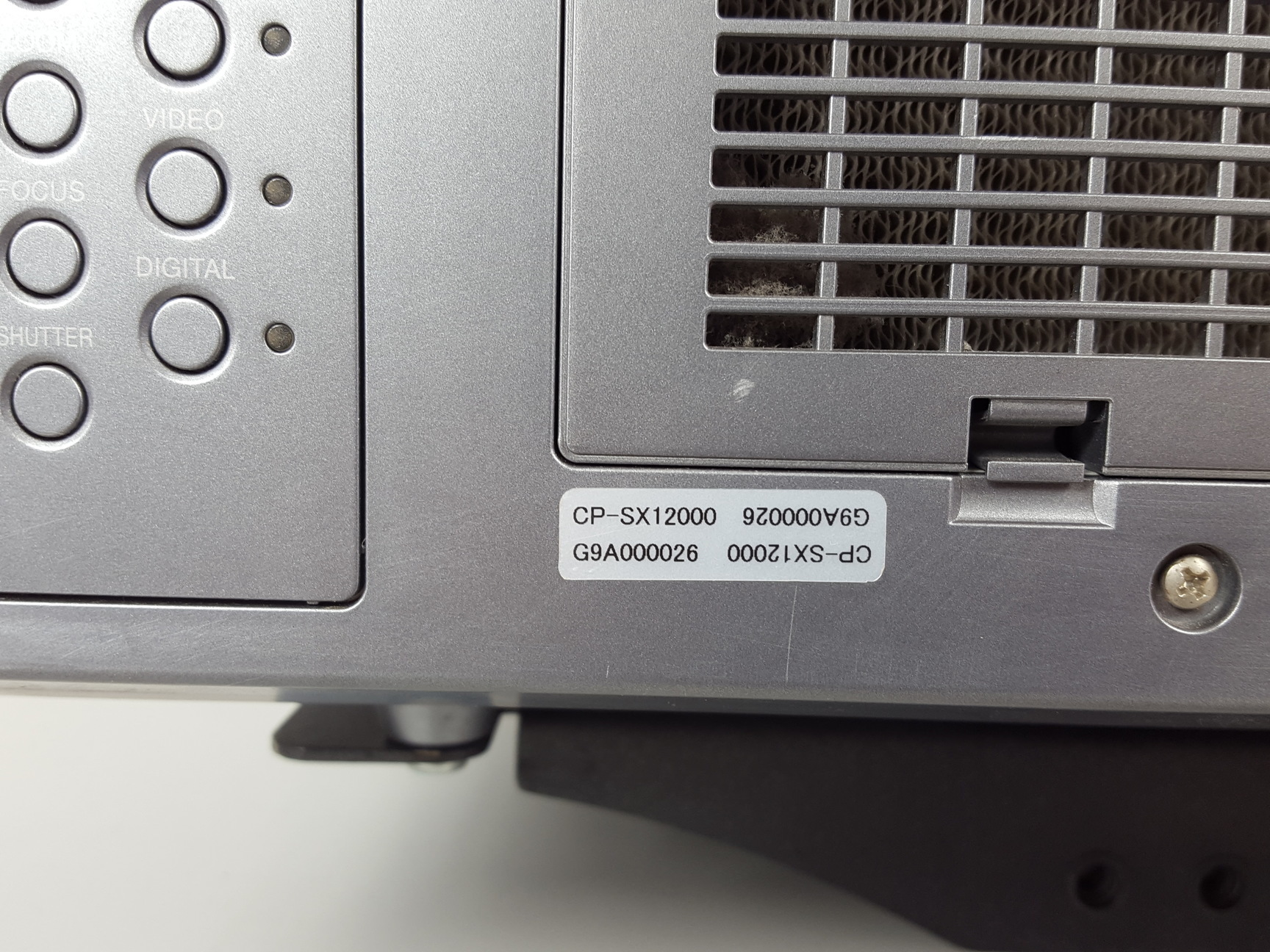Image of Hitachi CP-SX12000 3LCD Projector with Faulty Lamp Unit