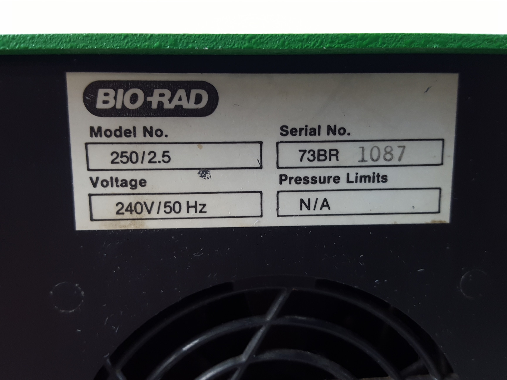 Image of BIO-RAD Model 250/2.5 Electrophoresis Power Supply Lab