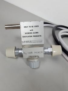 Thumbnail image of Siemens-Elema Servo Ventilator E347E 900C, Air Mixer & Accessories Lab