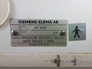 Thumbnail image of Siemens-Elema Servo Ventilator E347E 900C, Air Mixer & Accessories Lab