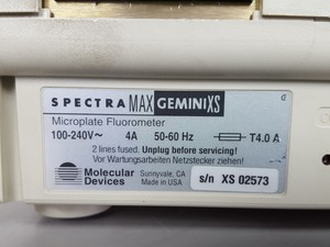 Thumbnail image of Molecular Devices SpectraMax Gemini XS Microplate Fluorometer Spares or Repairs 