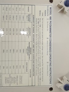 Thumbnail image of Keithley Instruments 480 Picoammeter Lab