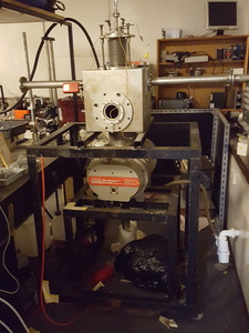 Thumbnail image of Leybold Trivac D65B Vacuum Pump + Edwards Mechanical Booster + Chamber Lab