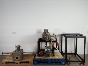 Thumbnail image of Leybold Trivac D65B Vacuum Pump + Edwards Mechanical Booster + Chamber Lab