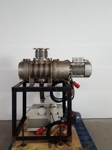 Thumbnail image of Leybold Trivac D65B Vacuum Pump + Edwards Mechanical Booster + Chamber Lab