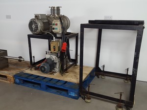 Thumbnail image of Leybold Trivac D65B Vacuum Pump + Edwards Mechanical Booster + Chamber Lab